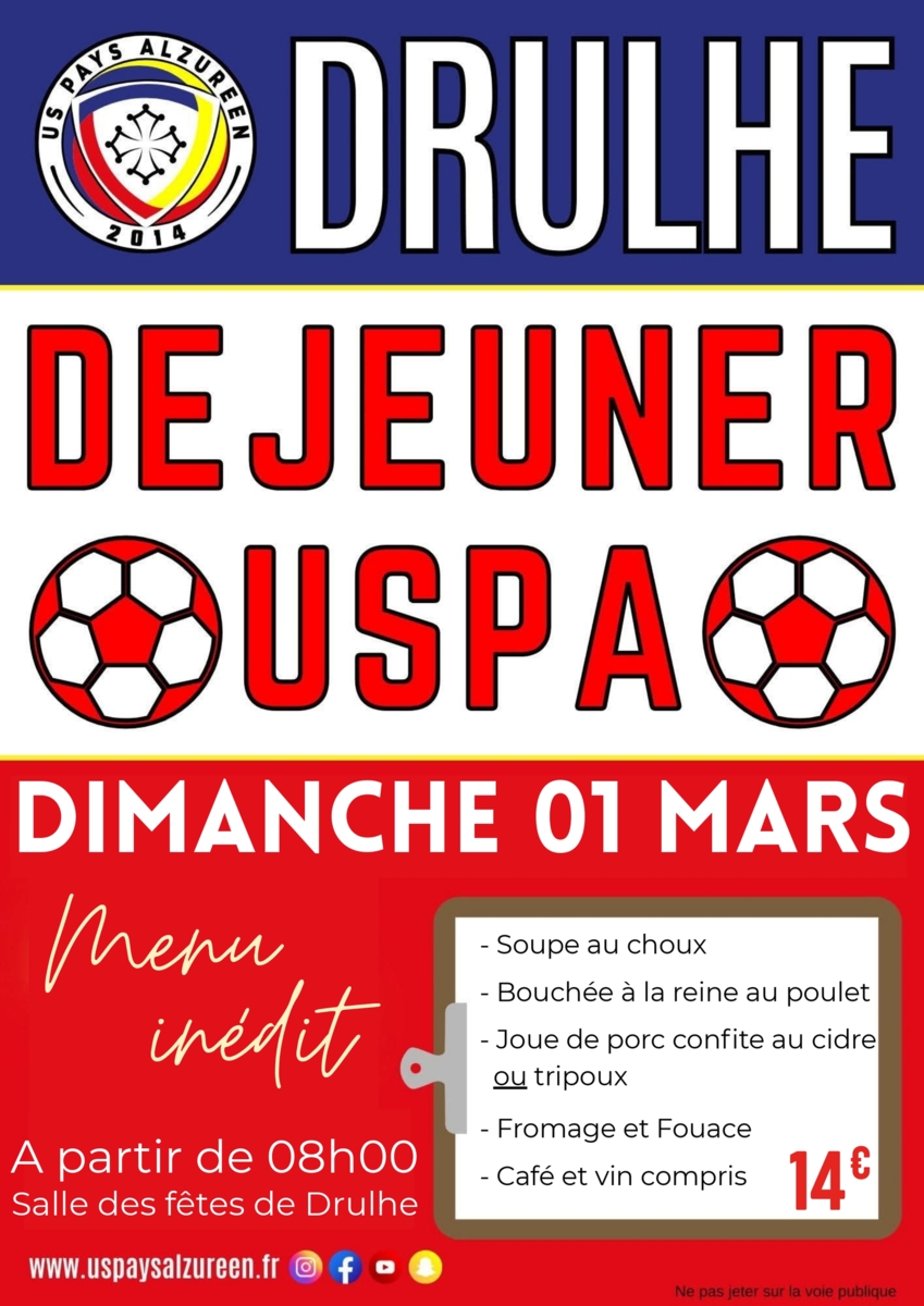 😋 | Déjeuner de l'USPA | DRULHE