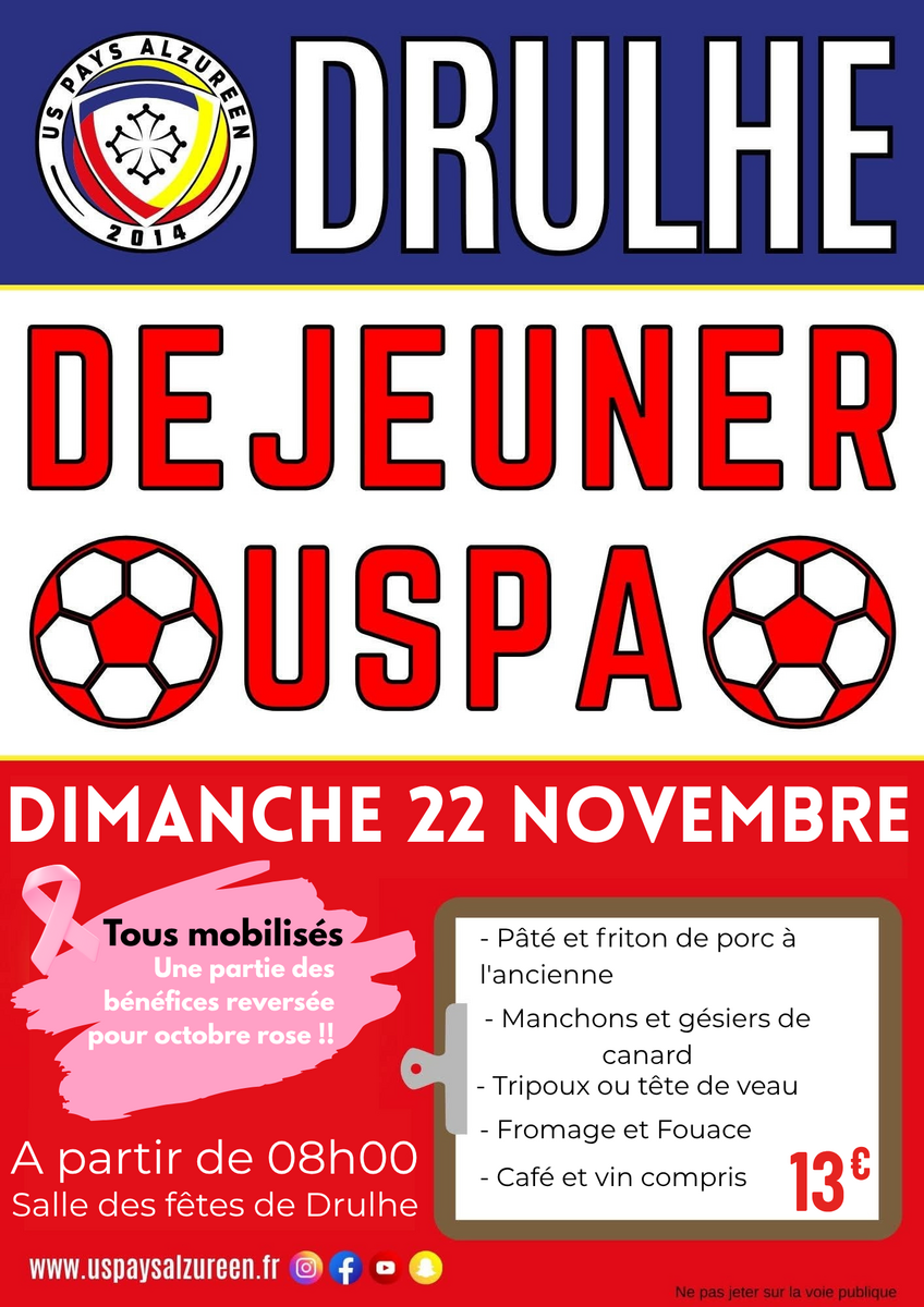 😋 | Déjeuner de l'USPA | DRULHE